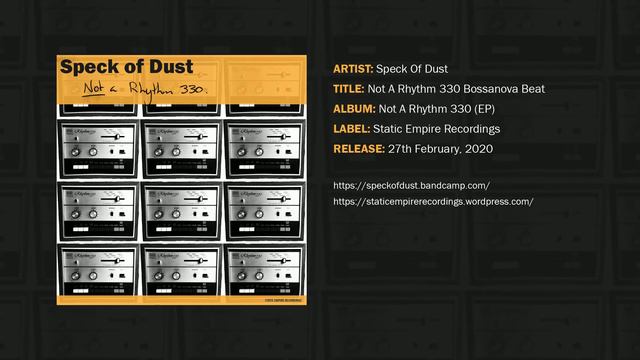 Speck of Dust - Not A Rhythm 330 Bossanova Beat смотреть онлайн