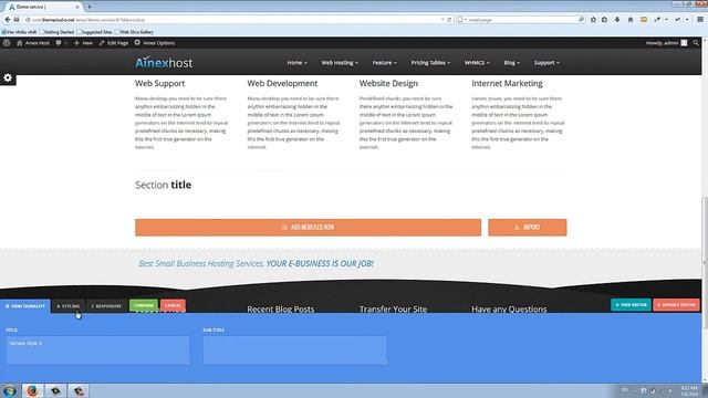 How to create Service style 3 section [Ainex Host WHMCS WordPress Integration Theme] смотреть онлайн