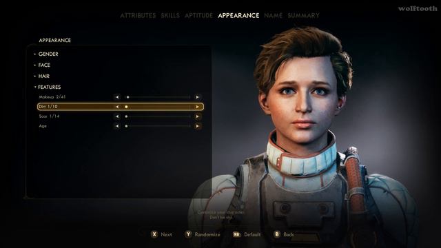 The Outer Worlds - Female & Male Character Customization / All Options