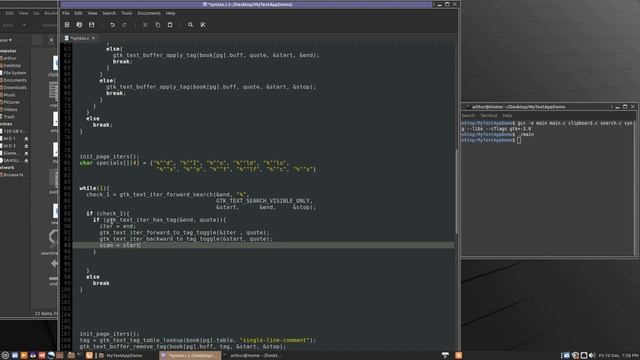 GTK GUI Syntax Highlight Format Specifiers смотреть онлайн