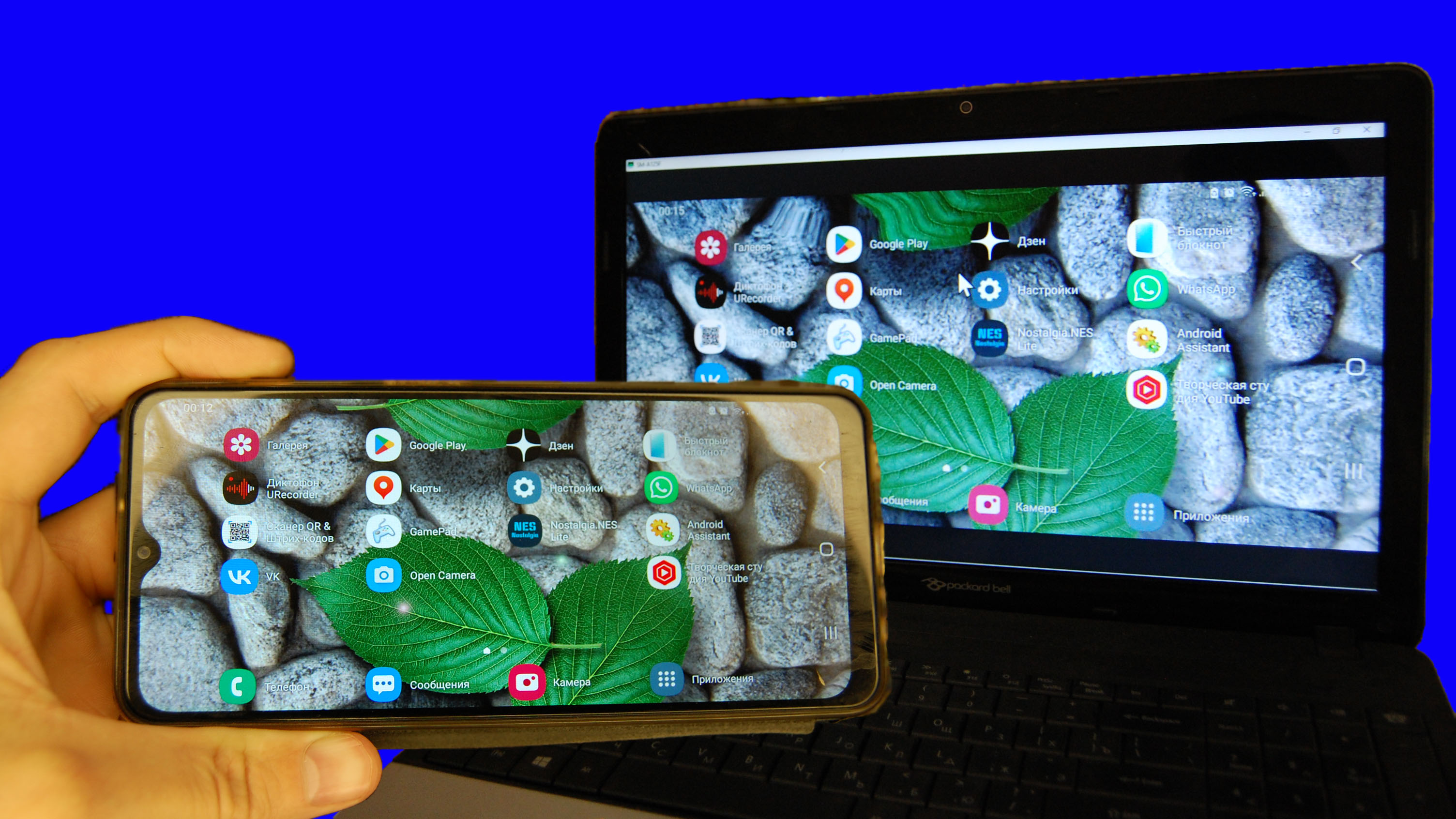 Вывести экран телефона на компьютер и управляем телефоном через ПК или ноутбук смотреть онлайн