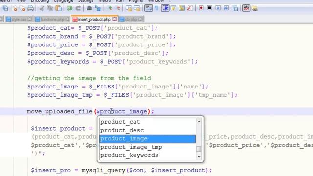 E Commerce Website in PHP & MySQL Part 16 inserting products into table смотреть онлайн
