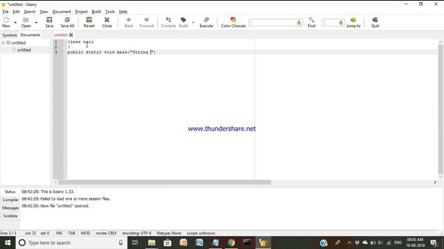 How to install geany and run Java program in any windows смотреть онлайн