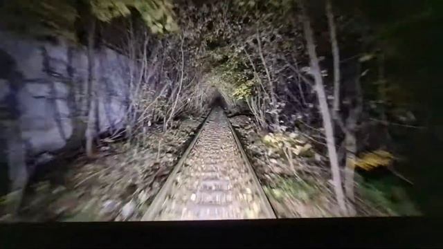 Осенняя поездка по линии на мотовозе с внешним усиленным светом смотреть онлайн