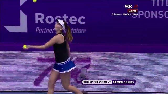 Belinda Bencic vs Daria Kasatkina Juggling Balls Funny Belinda смотреть онлайн