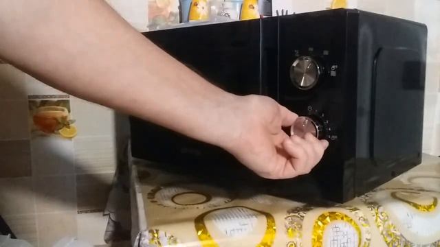 Новая микроволновка, новая функция.