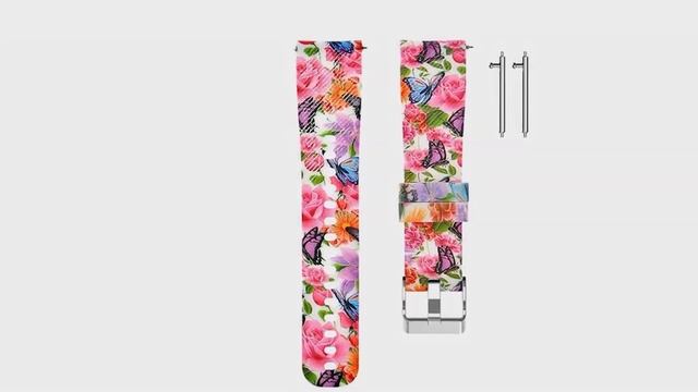 Сменный силиконовый ремешок для часов Garmin Vivoactive 3 для samsung gear Sport S4 сменный ремешо. смотреть онлайн