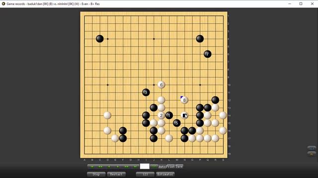 Game Go (Baduk) "Path from 10 Kyu to 1 Dan" Episode 8 смотреть онлайн