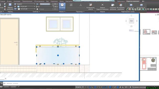 [Уроки Автокад] Имитация стекла в Автокад или прозрачность штриховки смотреть онлайн