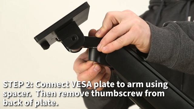 STAND-V100D Pneumatic Arm Single Ultrawide Monitor Desk Mount Assembly by VIVO смотреть онлайн