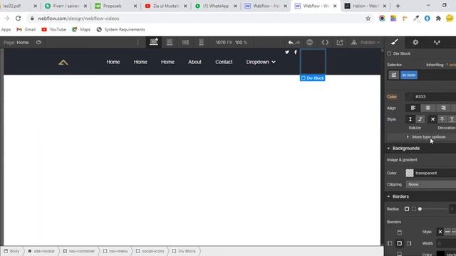 Webflow for beginners 2020 in Hindi/Urdu (responsive Webflow Navbar) смотреть онлайн