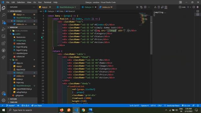 React window Large Data Rendering смотреть онлайн