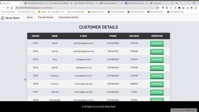 Engineering Project: Basic Banking System using HTML, CSS, BOOTSTRAP, PHP смотреть онлайн