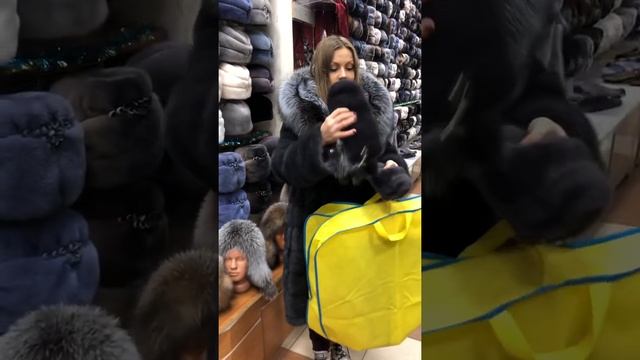 Шуба норковая графит с чернобуркой! смотреть онлайн