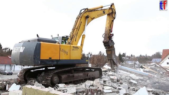 O&K RH12.5 DEMOLITION WORK - Backnang, GERMANY. 2013