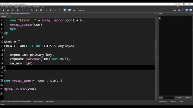 239 ring programming language create table on mysql using ring смотреть онлайн