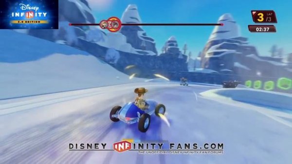 Disney Infinity 3.0 Marshmallow Unlock Toy Box Speedway gameplay