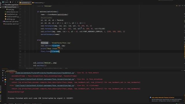 РАСПОЗНАВАНИЕ ЛИЦ В РЕАЛЬНОМ ВРЕМЕНИ PYTHON & FIND CLONE & FACE RECOGNITION смотреть онлайн