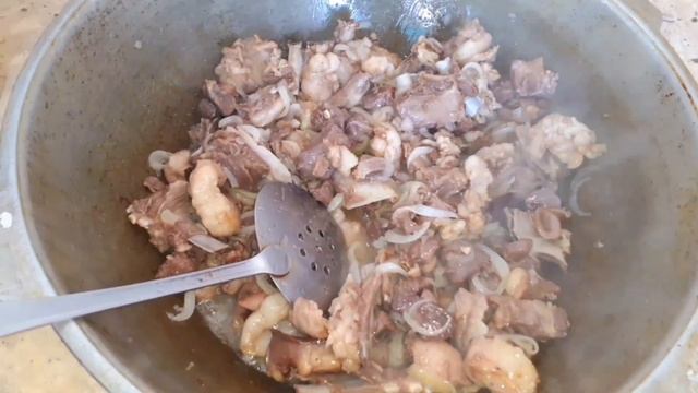 КУЫРДАК ПО РЕЦЕПТУ СВЕКРОВИ! Домашний куырдак/куырдак из баранины! смотреть онлайн