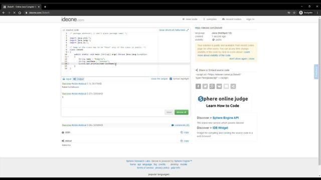 Primitive Data Types: Strings | Java: How To’s смотреть онлайн