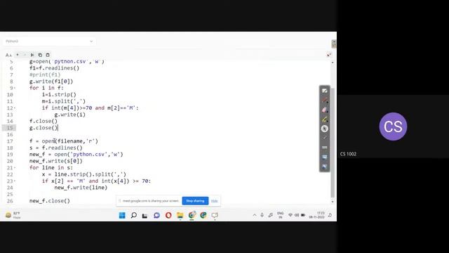 Python Week-9 Code with us-II смотреть онлайн