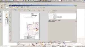 QGIS. Схема расположения земельного участка или земельных участков на кадастровом плане территории.