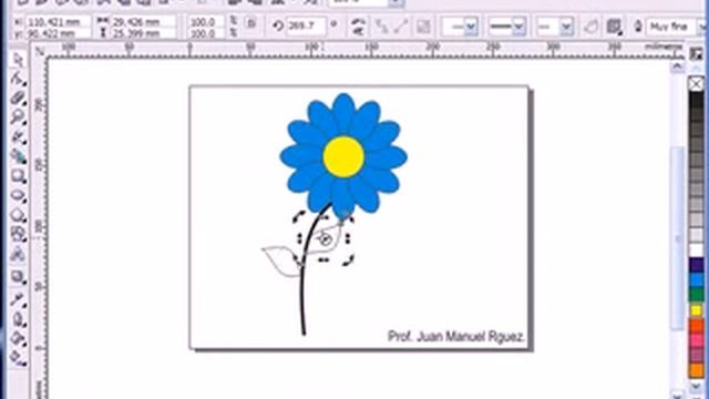 Tutorial Corel Draw - Flor - Asesor Juan Manuel смотреть онлайн