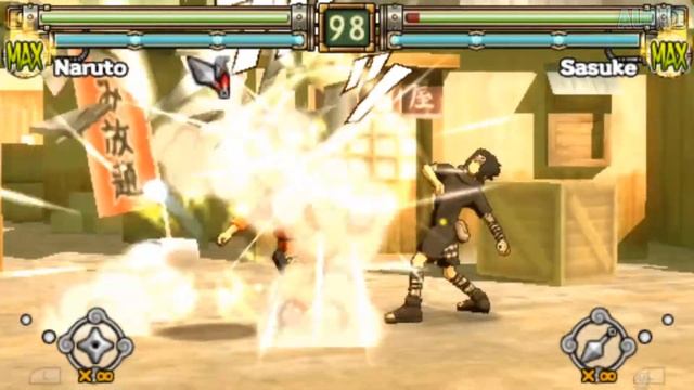 Naruto: Ultimate Ninja Heroes All Characters [PSP] смотреть онлайн