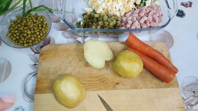 Хотите удивить всех салатом Оливье?тогда готовьте по моему рецепту!!! смотреть онлайн