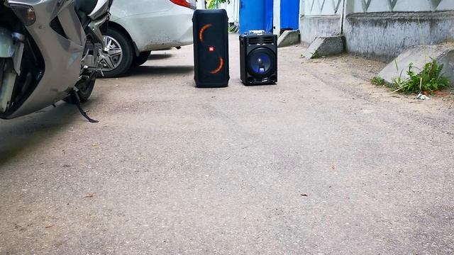 Сравнение JBL Partybox 300 с Eltronic EL 1014 по просьбе подписчика смотреть онлайн