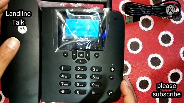 Motorola 200L sim card Landline phone unboxing review and settings | sim card Landline phone settin смотреть онлайн