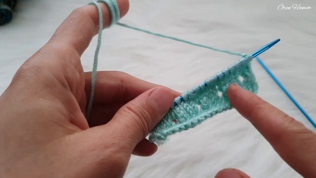 ✅️ Kız Çocuklara Bolero Modeli ✅️ İki Şiş Çapraz Delikli Örgü Modeli