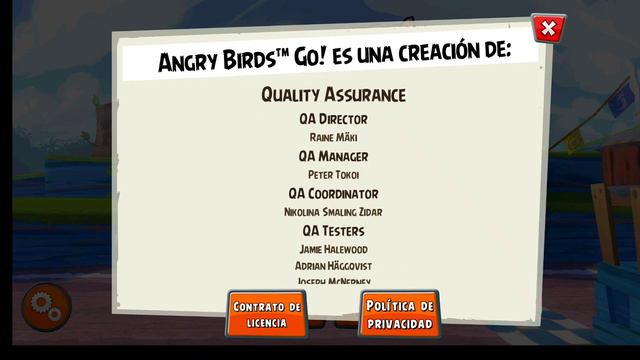 Angry Birds Go! 1.0.1 - Créditos del juego смотреть онлайн