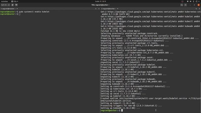 Kubernetes cluster setup on Ubuntu 20.04 | 18.04 | 16.04 ("hashicorp/bionic64") - Part 1 смотреть онлайн