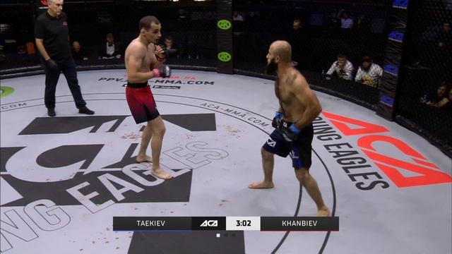 Бахтовар Таекиев vs. Ахмед Ханбиев | Bakhtovar Taekiev vs. Akhmed Khanbiev | ACA YE 42