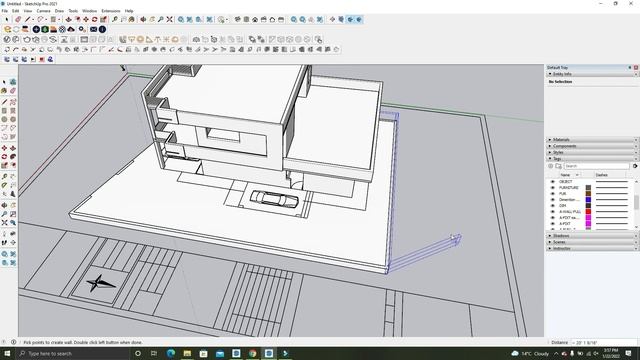 How to Design the 3D House Elevation in SketchUp | SketchUp Tutorial смотреть онлайн