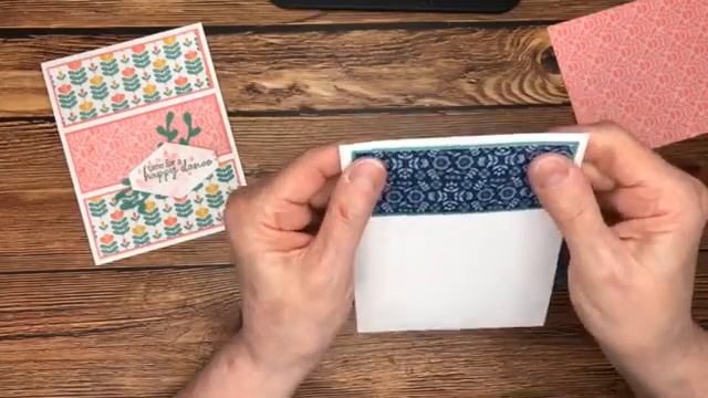Finding Inspiration With A Card Sketch And The Awesome Sweet Symmetry DSP From Stampin' Up! смотреть онлайн