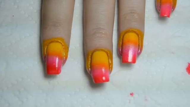 Palm Tree Sunset Gradient Nail Art Tutorial / Маникюр Пальмы смотреть онлайн