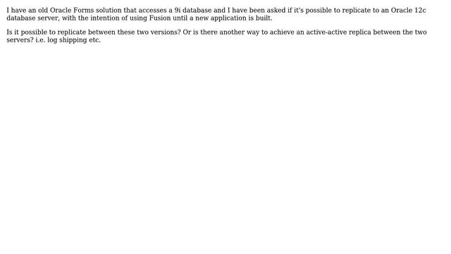 Databases: Oracle 9i to 12c Replication (2 Solutions!!) смотреть онлайн