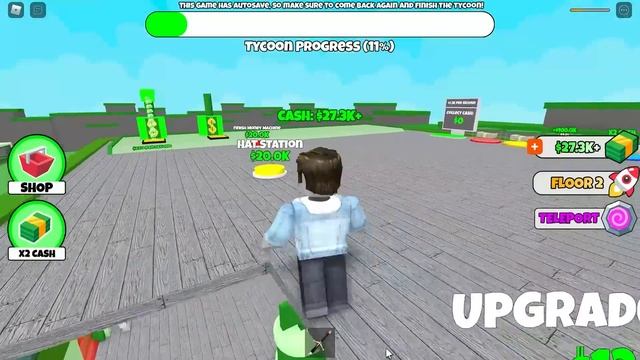 SHINCHAN and CHOP Opened BILLIONAIRE MONEY FACTORY in ROBLOX MONEY TYCOON | Roblox Gameplay in Hind смотреть онлайн