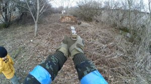 Glock 17 от East Crane после отстрела баллона Green Gas