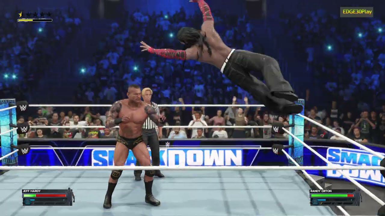 WWE2K24 Jeff Hardy vs Randy Orton смотреть онлайн