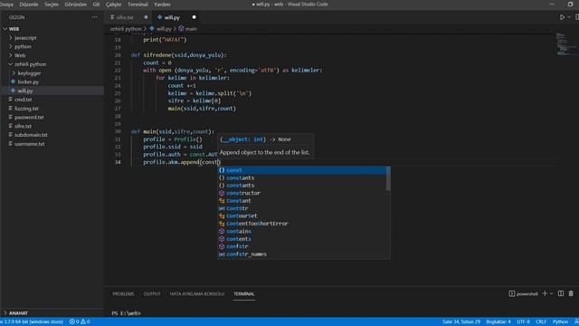 Python ile Wifi Şifresi Kırma (PyWifi) смотреть онлайн