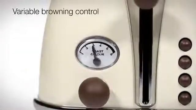 De'Longhi Vintage Icona CTOV4003BG 4-Slice Toaster - Cream смотреть онлайн