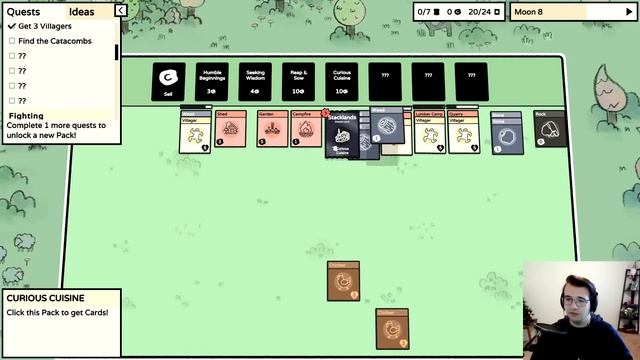 Card Pack Opening STRATEGY GAME! - Stacklands смотреть онлайн