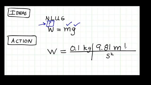 W = mg: Example #1 смотреть онлайн