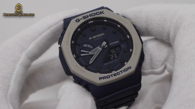 G-Shock Casioak Bezel Earth Tone Series Navy Blue GA2110ET-2A смотреть онлайн