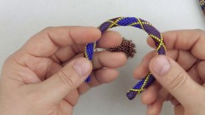 Жгут в технике пейот.(Часть 1/2)