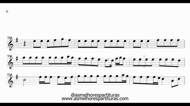 Partitura Sax Alto - Calm Down (Rema, Selena Gomez)
