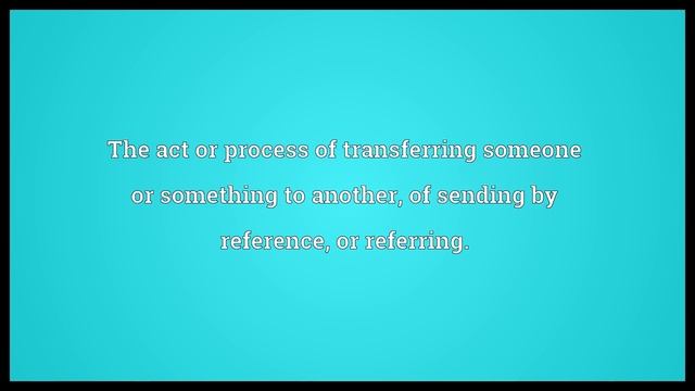 Referral Meaning смотреть онлайн